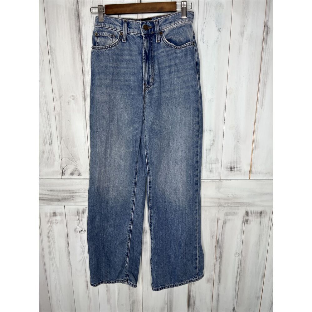 Womens BDG Urban Outfitters High Rise Baggy Vintage Retro Straight Leg‎ Jeans 25
